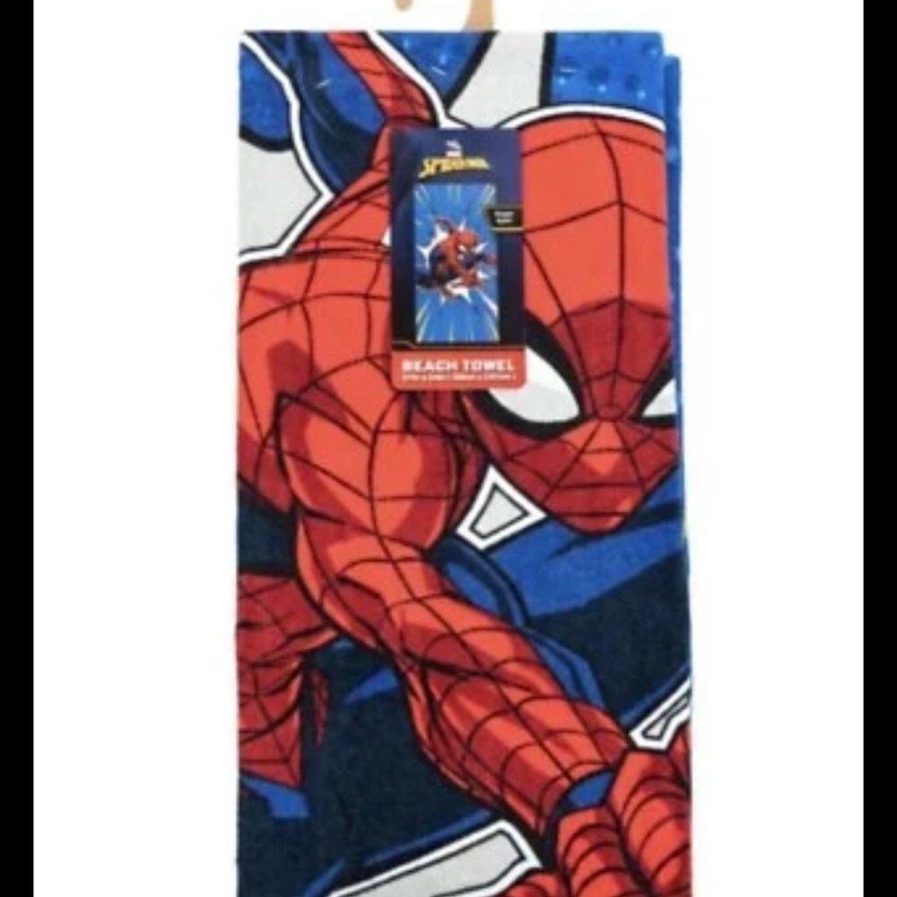 Spider-Man Graphic Beach Towel - Red & Blue